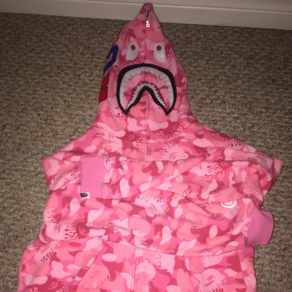 Pink Bape Hoodie XL